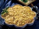 Blumenkohl-Leberkäseauflauf mit Kartoffelpüree - Rezept