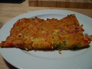 Schinkenkuchen mit Dip à la Sabine - Rezept