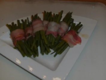 Prinzeßböhnchen im Speckmantel - Rezept