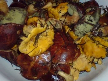 Rezept: Pilze mit Ei Pilze mit Ei - Rezept