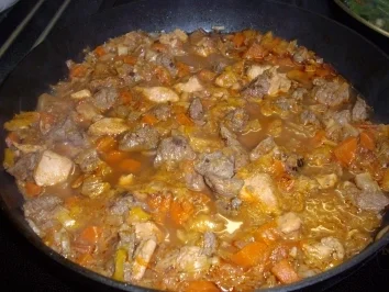 Vom Strauß und vom Hähnchen - Rezept