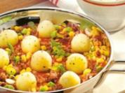 Bunte Hackfleischpfanne - Rezept