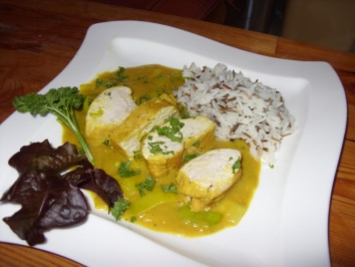 Hähnchen-Lauch-Curry - Rezept