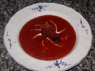 Rezept: Tomatensuppe mit Speck Tomatensuppe mit Speck - Rezept