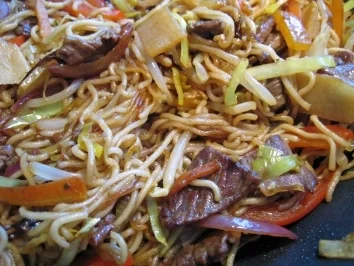 Wok-Pfanne mit Rindfleisch ... - Rezept - Bild Nr. 2
