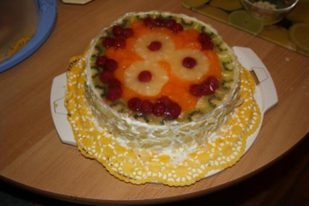 Sahne-Quark Früchte Torte - Rezept mit Bild - kochbar.de