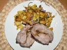 Was herzhaftes aus dem Backofen: Spießbraten mit Petersilien-Zwiebel-Kartoffeln - Rezept