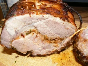 Rezept: Was herzhaftes aus dem Backofen: Spießbraten mit Petersilien-Zwiebel-Kartoffeln Was herzhaftes aus dem Backofen: Spießbraten mit Petersilien-Zwiebel-Kartoffeln - Rezept