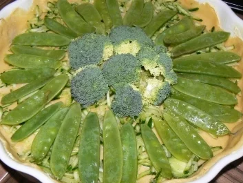 Grüne Gemüsetarte - Rezept