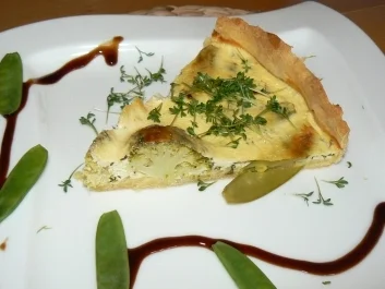 Grüne Gemüsetarte - Rezept