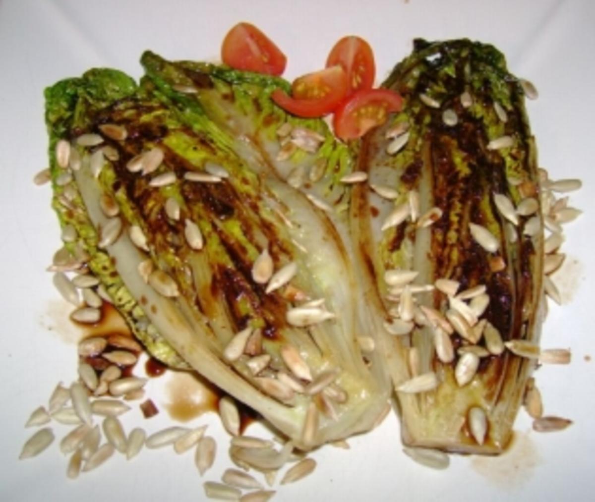 Salat: Heiße Romana Salatherzen - Rezept - Bild Nr. 2