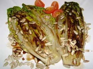 Salat: Heiße Romana Salatherzen - Rezept - Bild Nr. 2