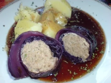 Rotkohlrouladen - Rezept