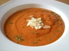 Paprikasuppe mit Mandeln - Rezept