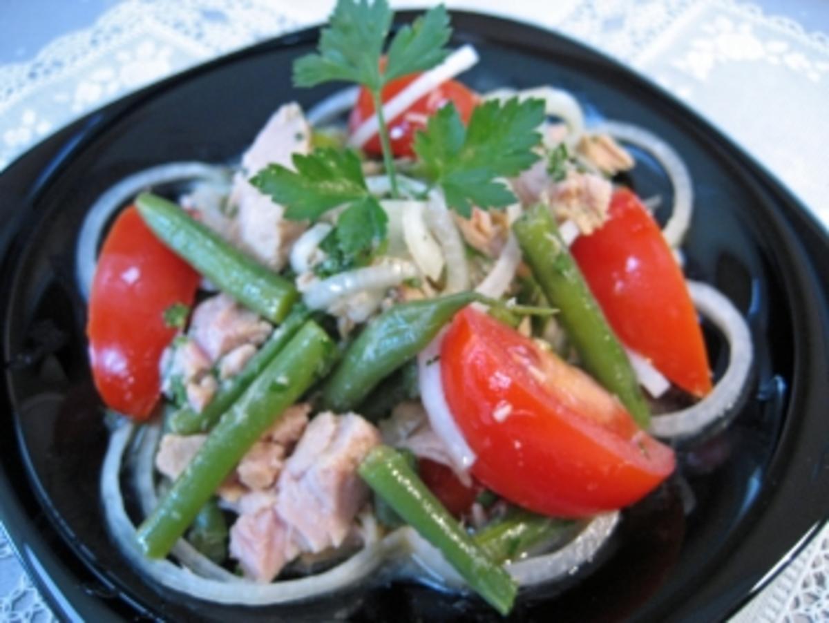 Bohnensalat mit Thunfisch - Rezept von mimi