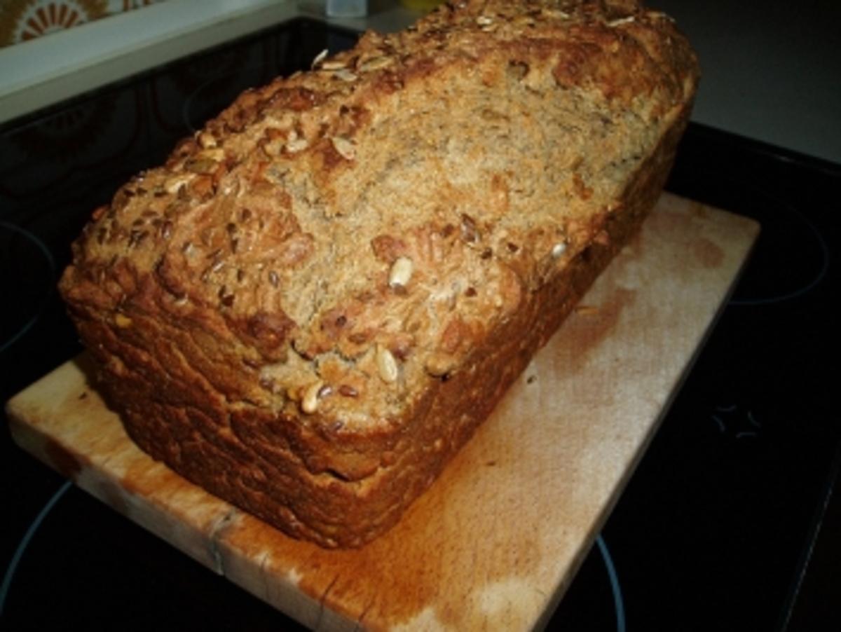 Vollkornbrot ohne Sauerteig - Rezept mit Bild - kochbar.de