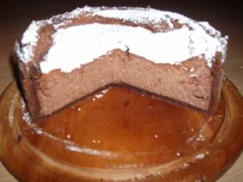 Rezept: Heißer Schoko-Käsekuchen Heißer Schoko-Käsekuchen - Rezept