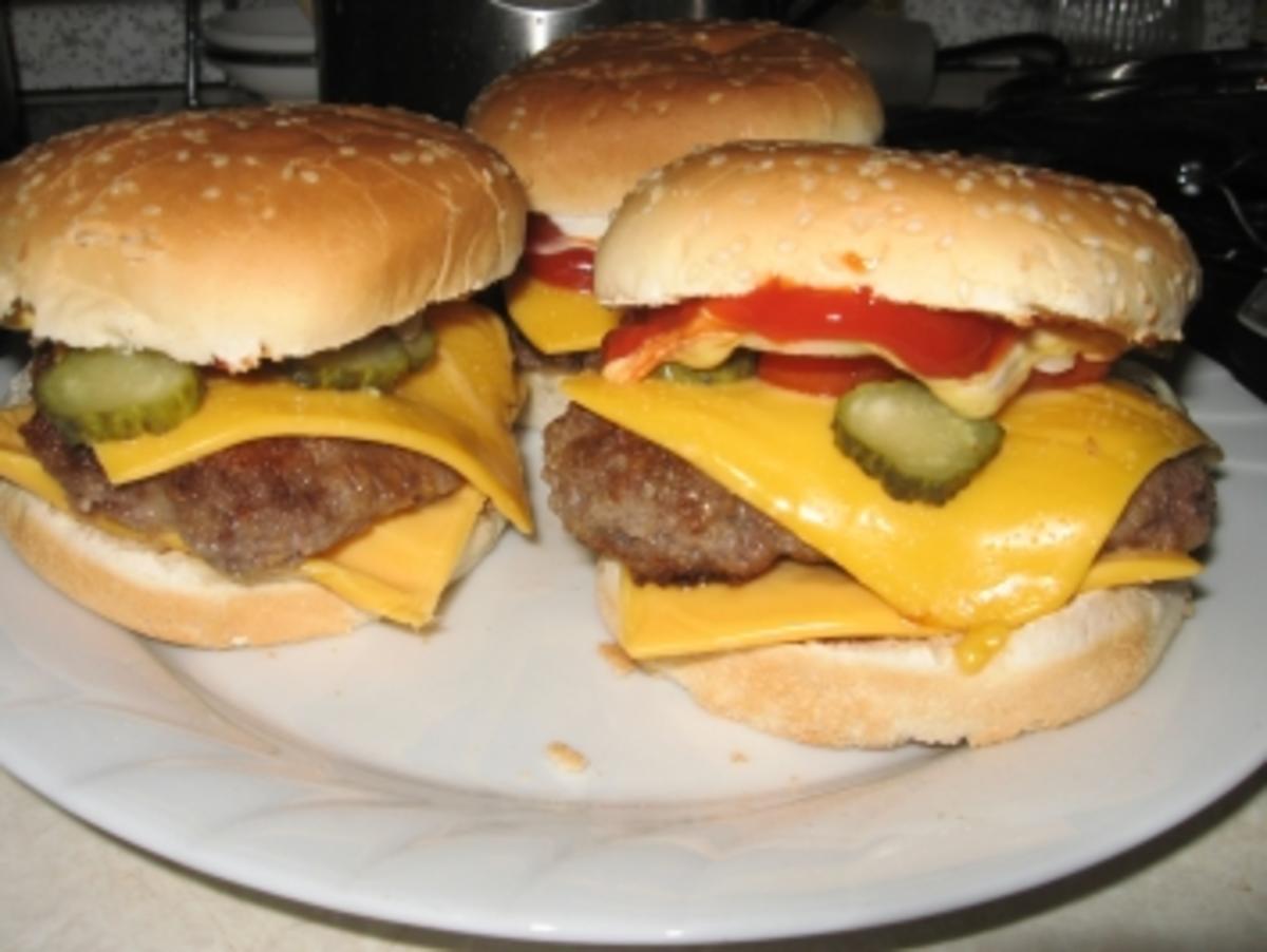 Cheeseburger Fur Gross Klein Rezept Mit Bild Kochbar De