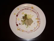 Geflügelleberparfait an Calvadosgelee und Apfel - Rezept