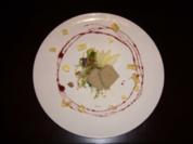 Geflügelleberparfait an Calvadosgelee und Apfel - Rezept