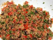 Rezept: Mediterranes auf Rotbarsch Mediterranes auf Rotbarsch - Rezept