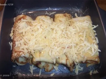 Gratinierte Pfannkuchen mit Gemüsefüllung - Rezept - Bild Nr. 6