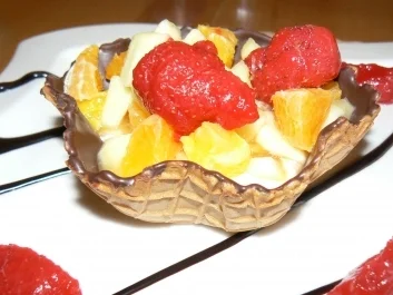 Rezept: Ab ins Körbchen - wenn sich Obstsalat und Mascarpone treffen Bild Nr. 5 Ab ins Körbchen - wenn sich Obstsalat und Mascarpone treffen - Rezept - Bild Nr. 5