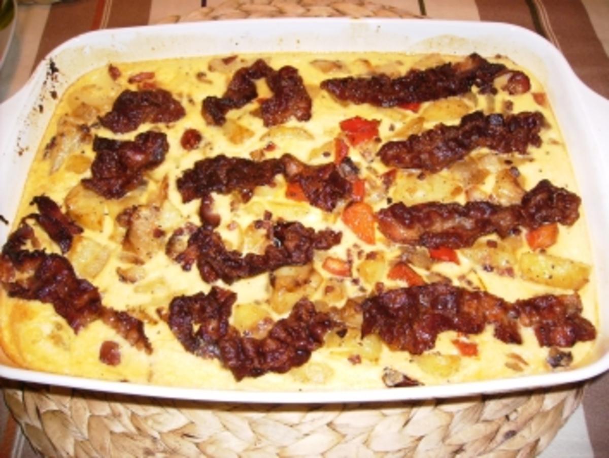 Bauernfrühstück ( Bauernmittag )mit Speck und Bacon - Rezept - kochbar.de