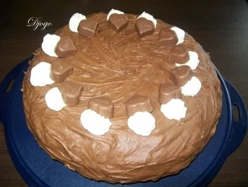 Milka - Herz - Torte - Rezept