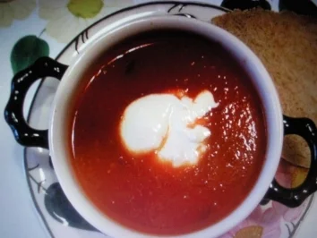 Tomaten-Ingwersüppchen - Rezept