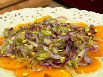 Orangensalat mit Pistazien - Rezept