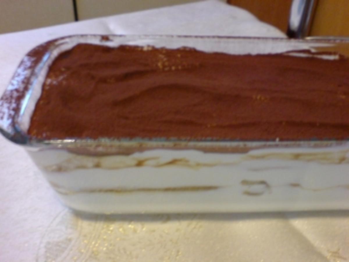 Tiramisu Mit Milch Und Vanillepuddingpulver Sahnegeschmack Rezept Mit ...