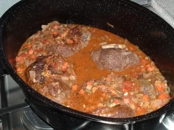 Rinderbeinscheibe / Ochsenbeinscheiben -ein Wintertraum - Rezept