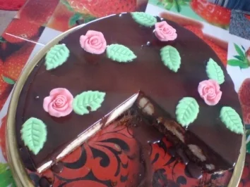 Schokoladen-Bananen-Torte - Rezept