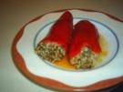 Dolma (gefüllte rote Paprika) - Rezept