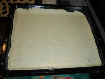 Rezept: Grundrezept Pizzateig, ein Backblech Grundrezept Pizzateig, ein Backblech - Rezept