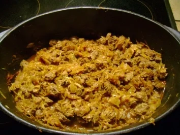 Fleisch: Gulasch "Szegediner Art" - Rezept - Bild Nr. 4