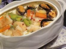 Fischsuppe mit Miesmuscheln - Rezept