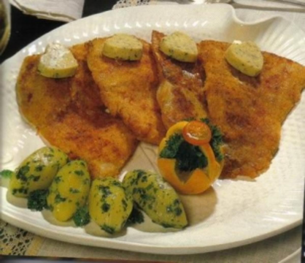 Gebratener Zander mit Kräuterbutter - Rezept