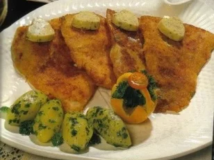 Gebratener Zander mit Kräuterbutter - Rezept