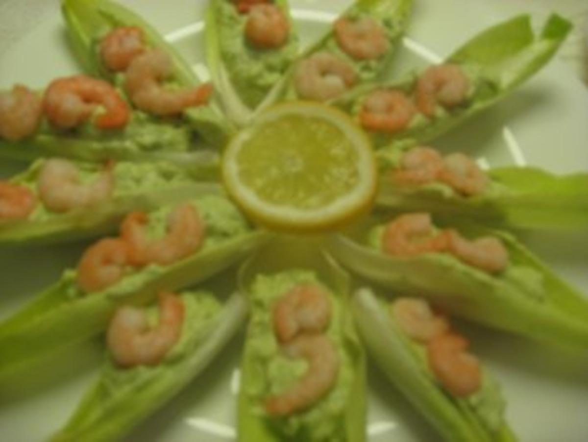 Avocadodip mit Shrimps - Rezept