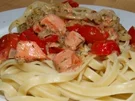 Tagliatelle mit Lachs - Rezept