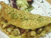 Herzhaft gefüllte Pfannkuchen - Rezept