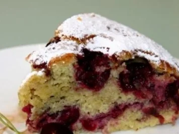 Zitrone-Kirschkuchen - Rezept