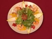 Kaisergranatschwänze auf Salat der Saison (Bernard Hirtreiter) - Rezept
