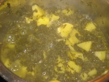 Deftiges Grünkohl - Rezept