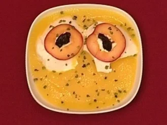 Rezept: Sardische Gaudi-Nockerl auf Mangopüree (Bernard Hirtreiter) Sardische Gaudi-Nockerl auf Mangopüree (Bernard Hirtreiter) - Rezept