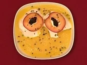 Sardische Gaudi-Nockerl auf Mangopüree (Bernard Hirtreiter) - Rezept