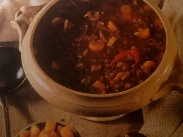 Linsensuppe mit Speck - Rezept