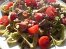 Nudeln mit Champignon-Rahm - Rezept